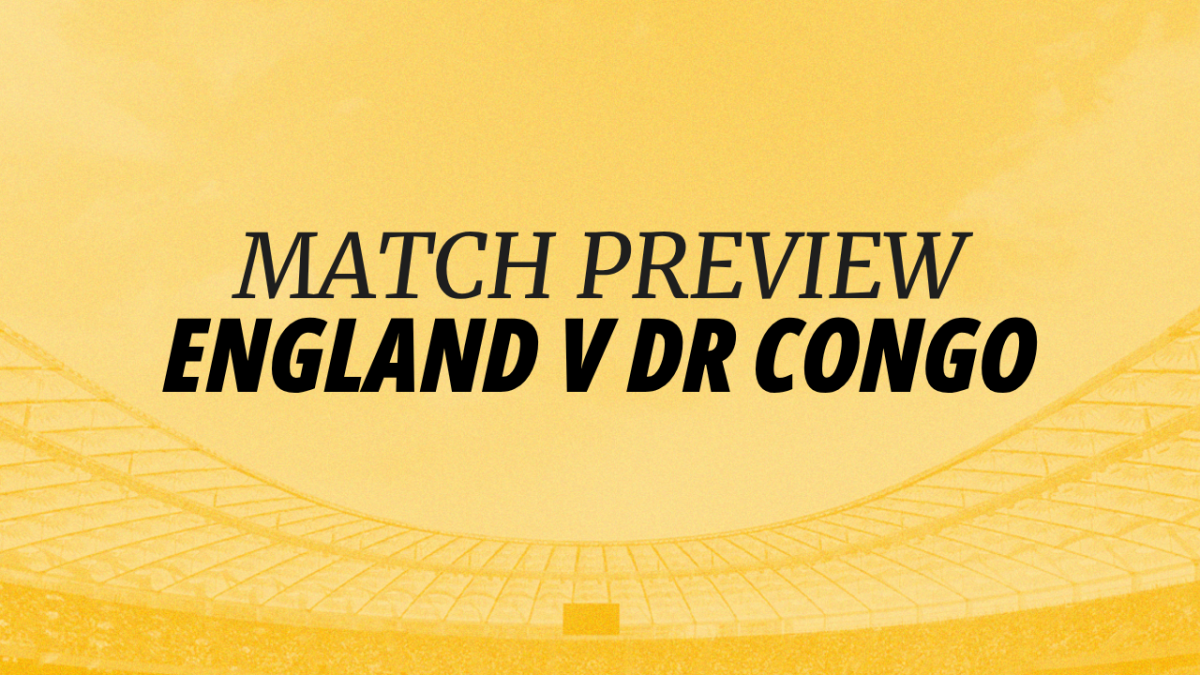 Image for England v DR Congo tips